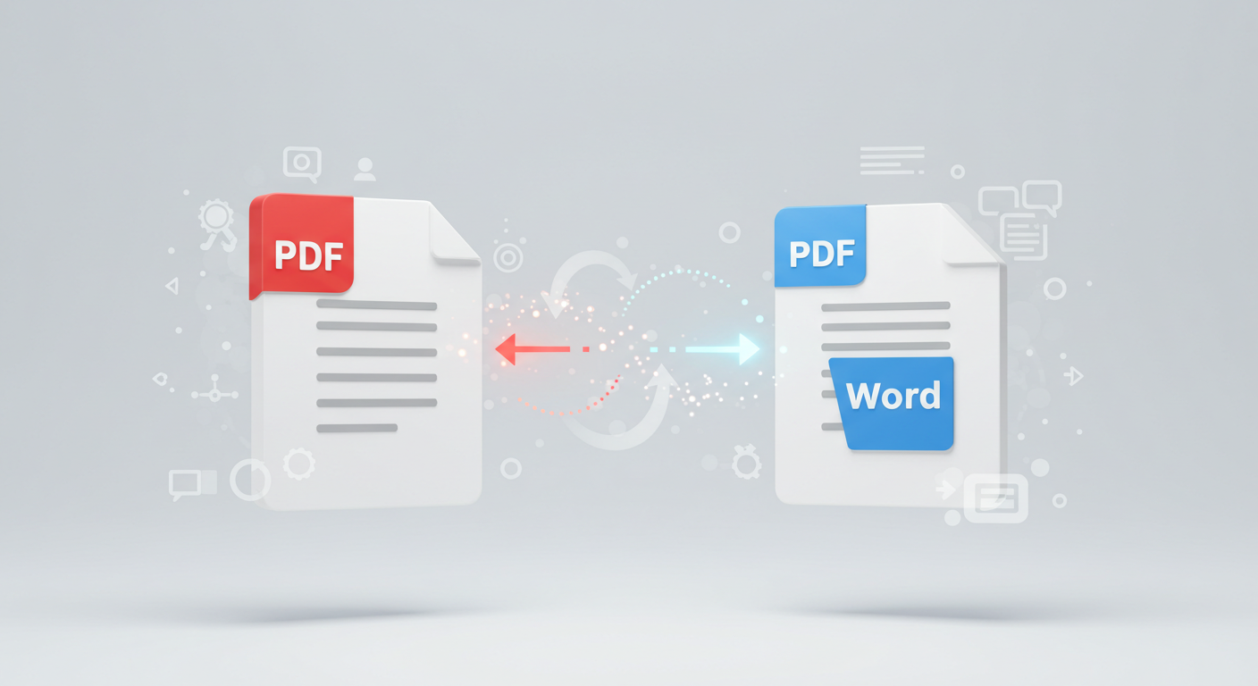 Exemplo de conversão de documento PDF para formato Word editável